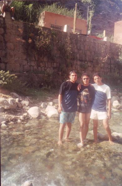à wrika moi et mes deux amis abdelhak et rachid